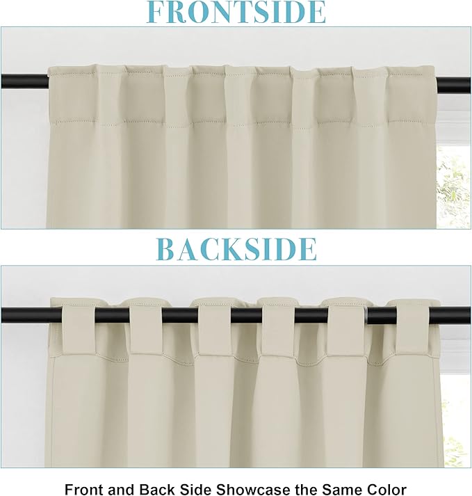 RYB HOME Small Window Curtains
