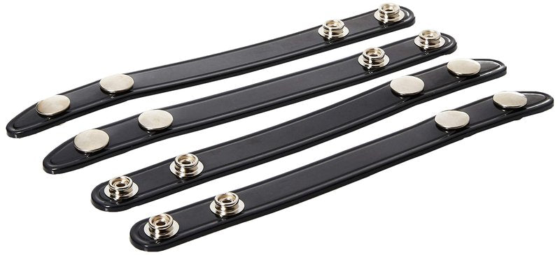 Safariland Duty Gear Chrome Snap Belt Keeper (4PACK) (High Gloss Black)