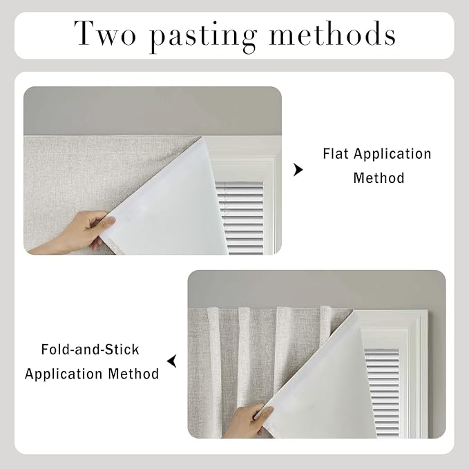 Magic Tape Window Curtain