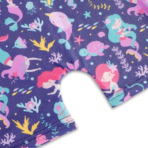 Alakuoti Girls' Gymnastics Leotard - Cute Floral Unitard with Shorts | Sizes 2-10 Years