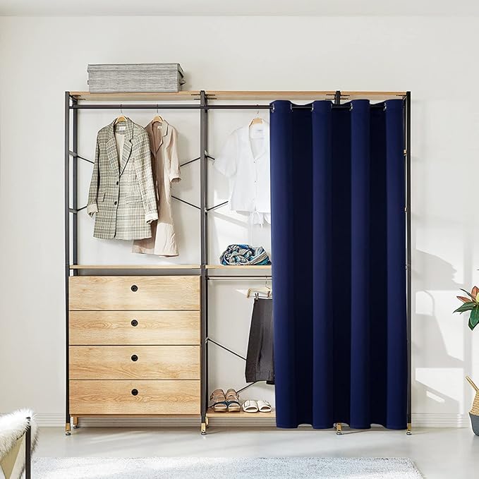 ChrisDowa Blackout Door Curtains