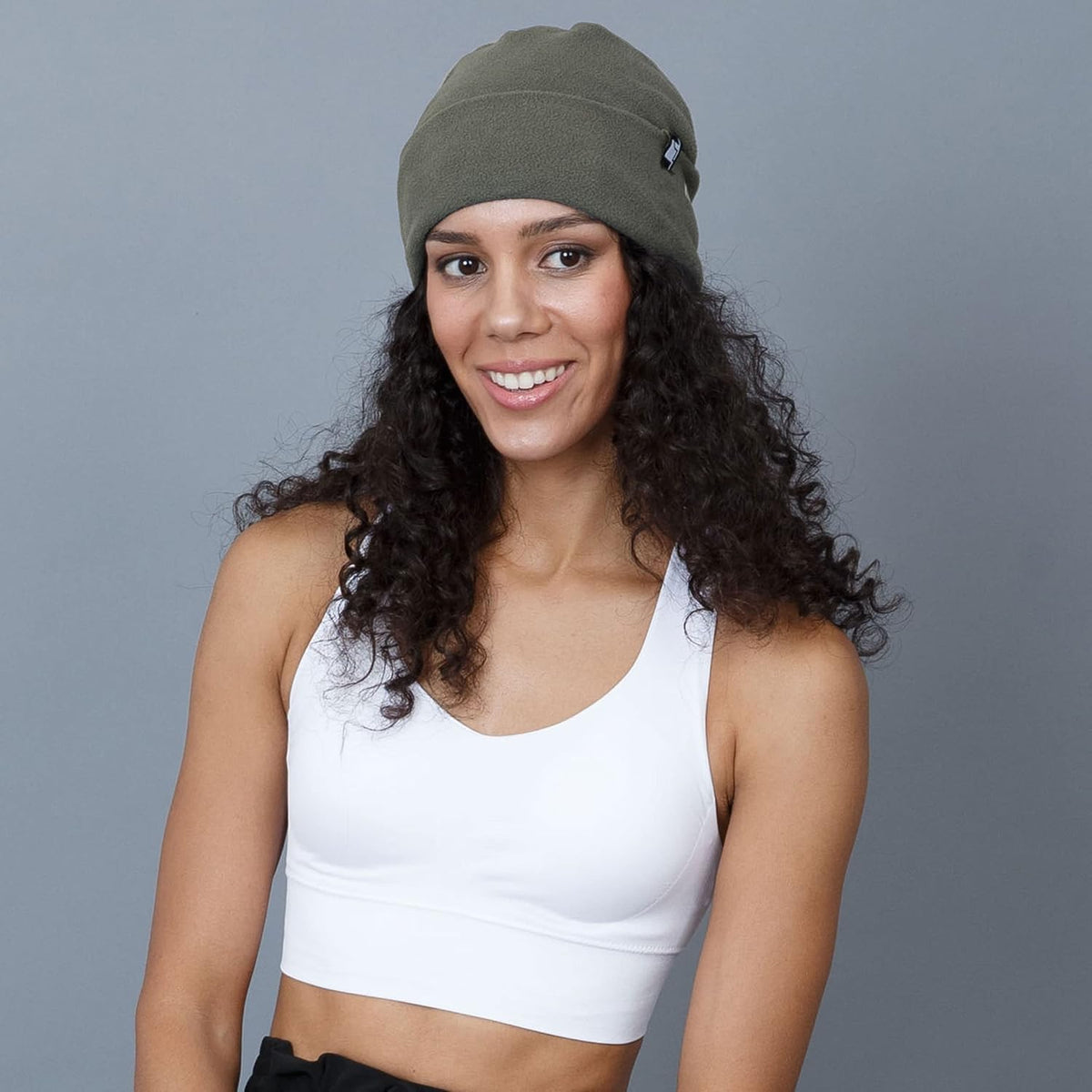 The Hat Depot Fleece Winter Functional Beanie Hat Cold Weather-Reflective Safety for Everyone Performance Stretch
