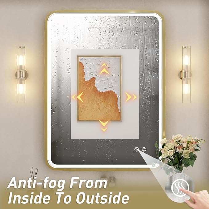 28x36 Inch LED Bathroom Mirror