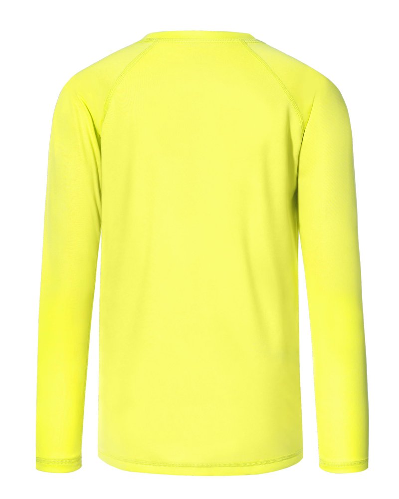 Boys Fishing Sun UV Shirt, Outdoor Youth Long Sleeve SPF Quick Dry Running Swimming Rash Guard T-Shirt