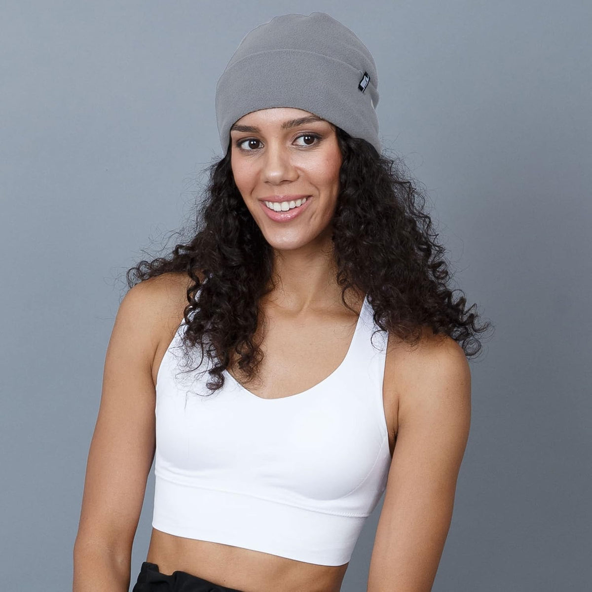 The Hat Depot Fleece Winter Functional Beanie Hat Cold Weather-Reflective Safety for Everyone Performance Stretch