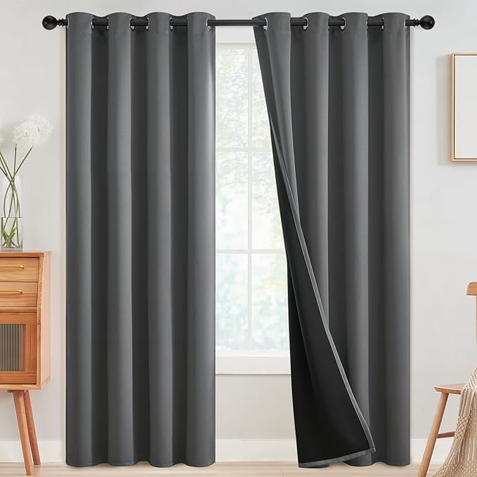 SimpleHome 100% Blackout Curtains