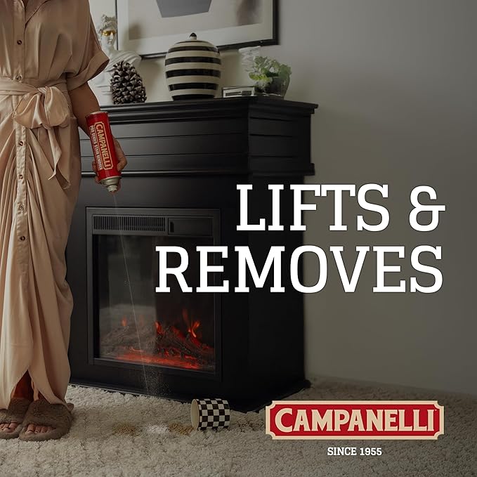 Campanelli Pro Series Stain Remover Point & Spray Carpet & Upholstery Cleaner for Pet Stains & Odors, Food Stains, Wine, Coffee, Dirt and More! – 2 Pack (18oz Each)