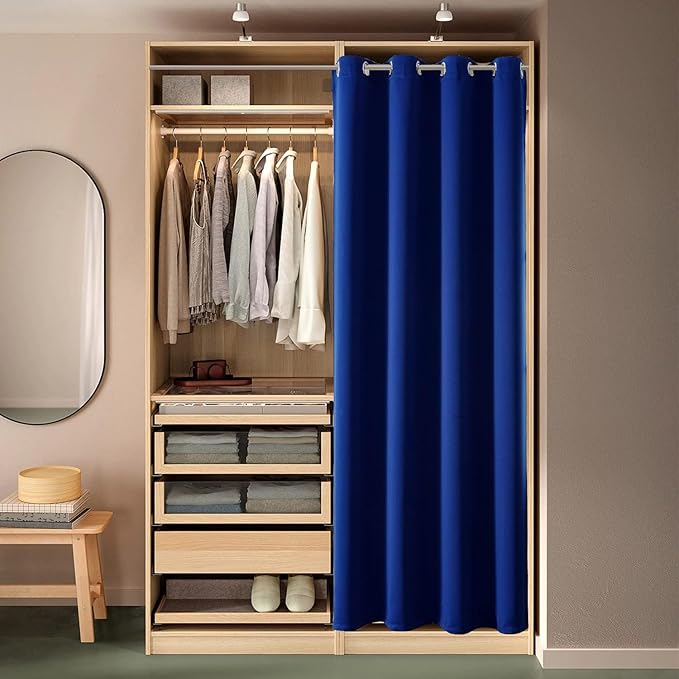 ChrisDowa Blackout Curtains 90 Inches Long