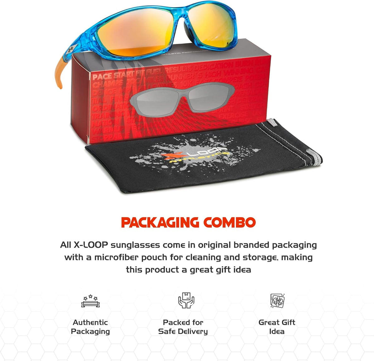Polarized Sports Sunglasses for Men - UV400 Protection for Baseball, Running, Cycling & Golf