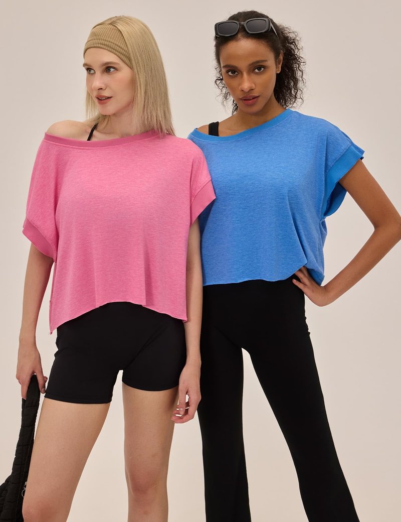UNIANKIYA Open Back Workout Tops for Women Loose Fit Athletic Crop Tee Short Sleeve Gym Running Yoga Shirt Grey