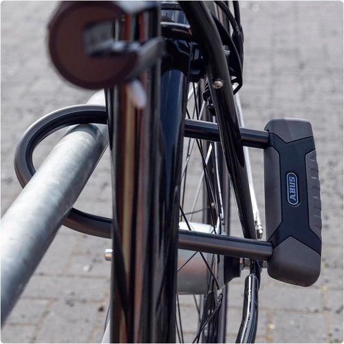 ABUS Granit X-Plus 540 U-Lock for Bikes - Heavy-Duty Security, 9" Shackle, Black