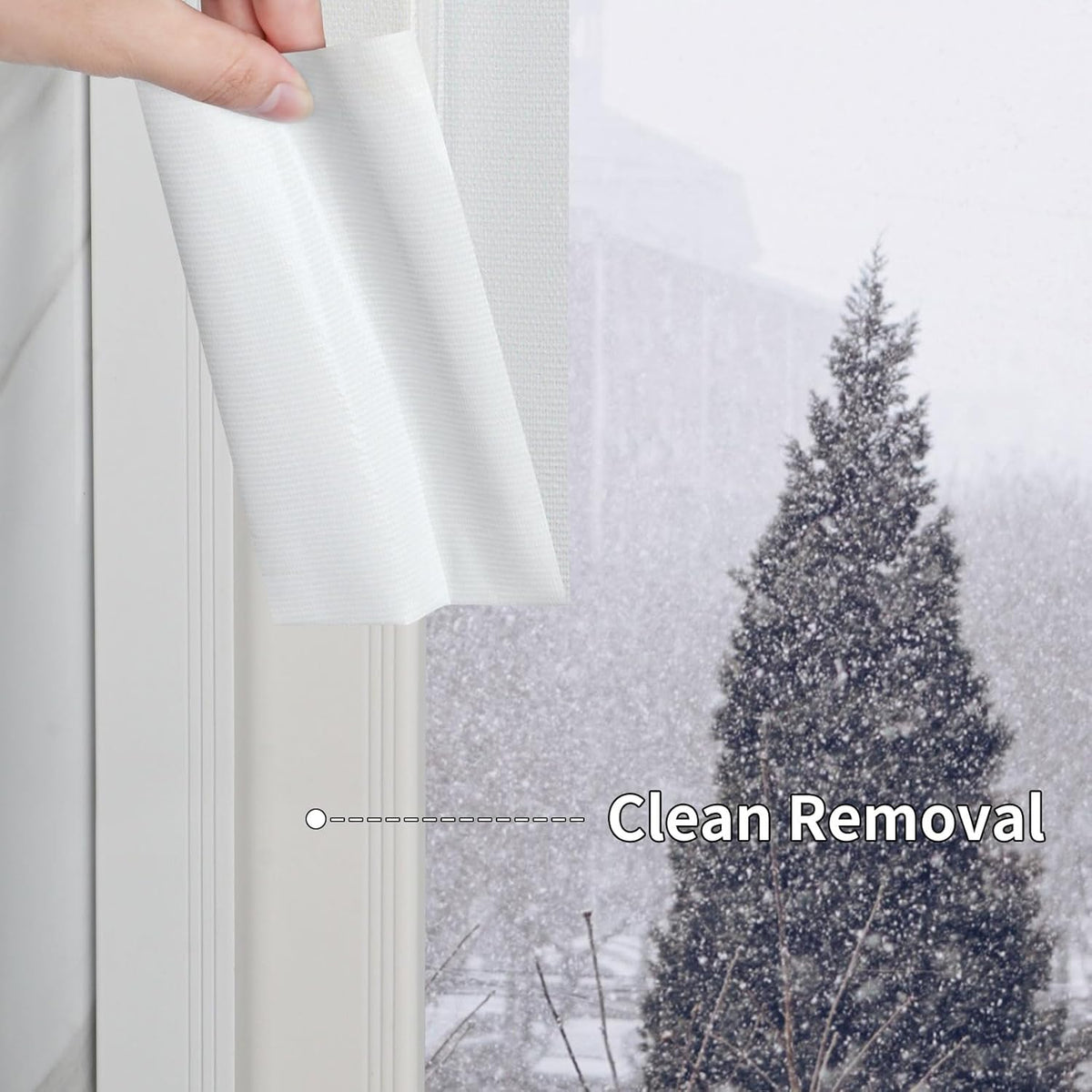 Cloth Duct Window Seal Strip Tape for Winter, 2.75in x 66FT, Weather Stripping Sealing Insulation Tape for Door, Weather Tape for Windows to Keep Cold Out, Window Sealer Draft Blocker