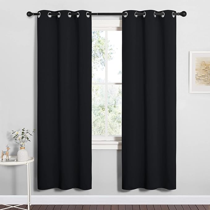 NICETOWN Bathroom Blackout Thermal Curtains and Drapes