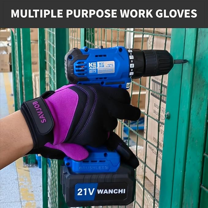 Thorn Proof&Puncture Resistant Gardening Gloves with Grip,Garden Gloves for Women, Leather Work Gloves,Gifts
