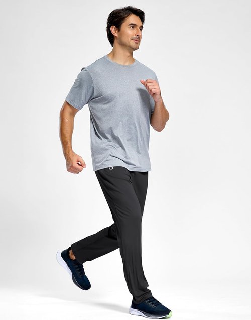G Gradual Men's Sweatpants - Lightweight Athletic Joggers with Pockets for Gym & Running