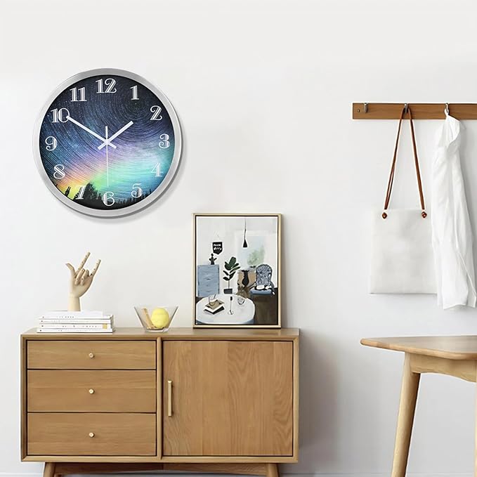 Wall Clock Modern 12 Inch Battery Operated Wall Clocks