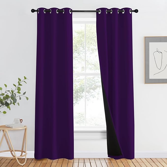 NICETOWN 100% Blackout Curtains