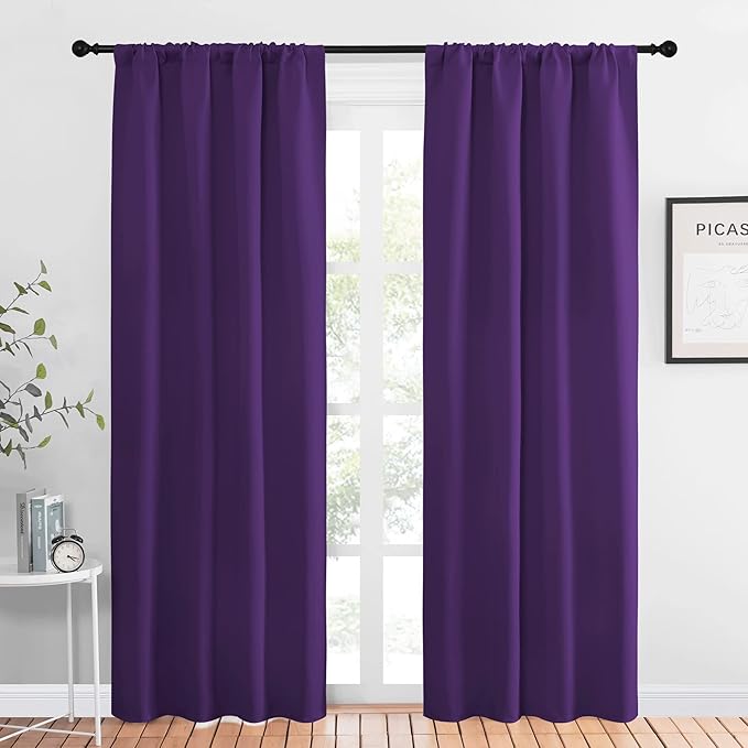 NICETOWN Blackout Draperies Curtains 84 Long