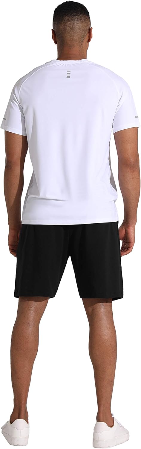 Skiennix Men's Lounge Shorts - Loose-Fit Jersey with Deep Pockets for Running & Training