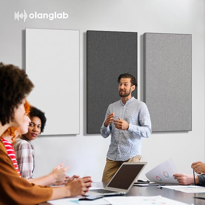 Olanglab Sound Acoustic Panels 2 Pack, Large Sound Proof Panels