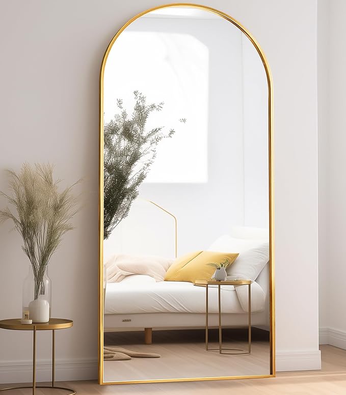 Floor Length Mirror, Wall Mounted Mirrors, Arched-Top Body Mirror