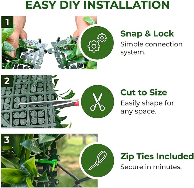 Artificial Grass Wall Panels, Privacy Screen Fence