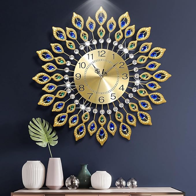 24.0 Inch Gold Large Wall Clocks