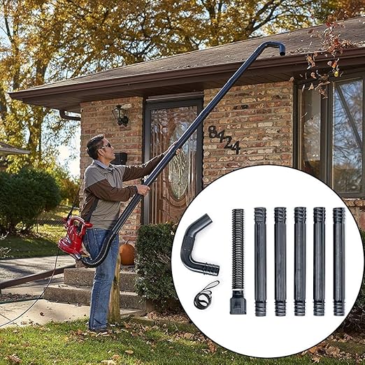 Effortless Roof Gutter Cleaning Tool - 51667 Systems Multiple Attachments Ground Use Safety