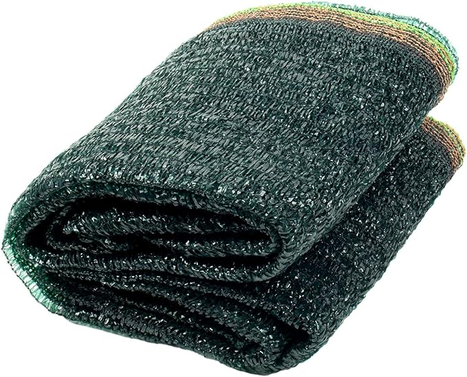 Cool Area 40% 10x12ft Sunblock Shade Cloth Cover Mesh UV Resistant Net for Garden Flower Plant Greenhouse, Dark Green