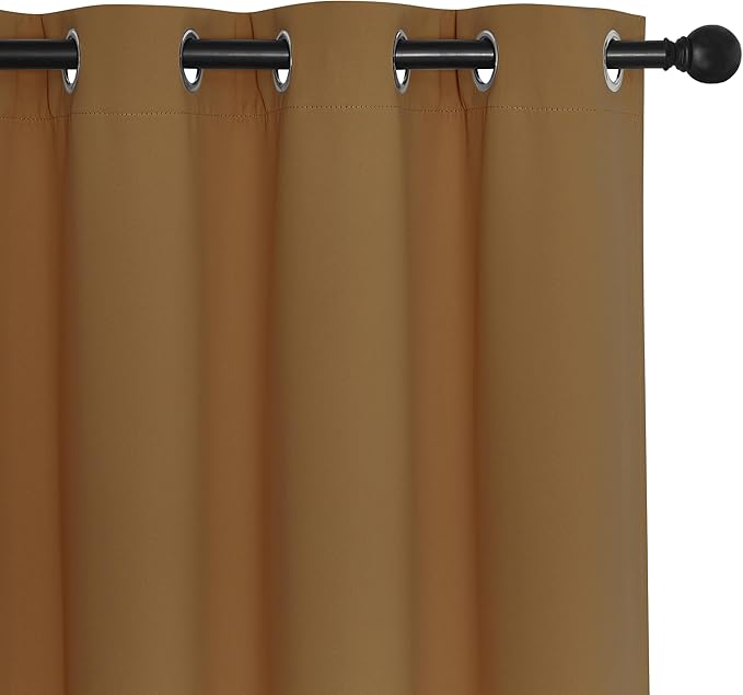 NICETOWN Bedroom Curtain Room Darkening Drapery 102 inches Length