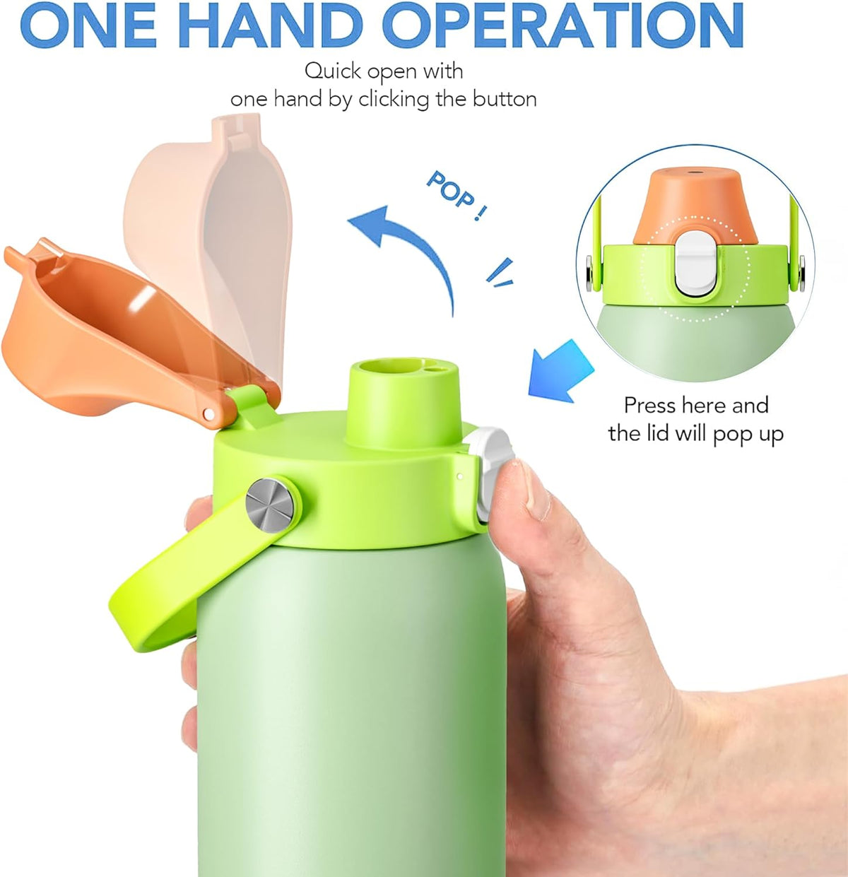 Owala 2-in-1 Replacement Lid - Leak-Proof, BPA-Free Top for 16oz, 24oz, 25oz, 32oz, 40oz Cups