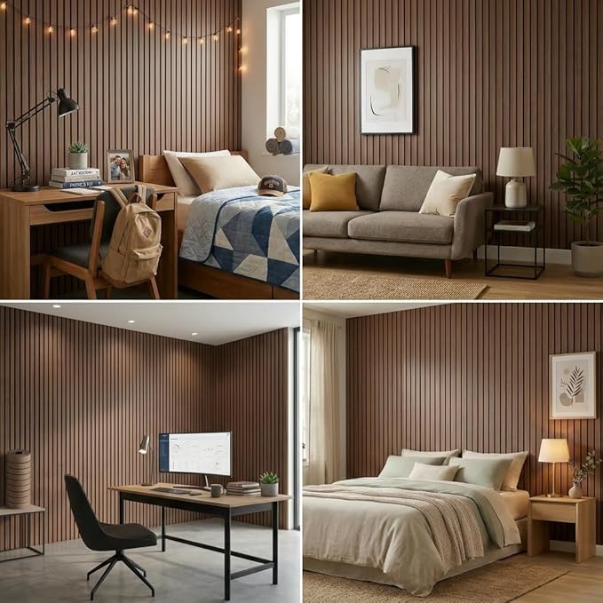 3D Wall Panels Peel and Stick – 15.74" x 236" PVC Faux Texture Wall Covering