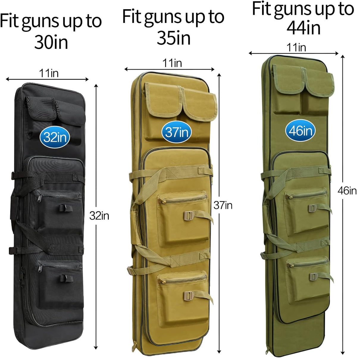 Skiennix Tactical Rifle Bag - Portable Long Backpack for Firearm Storage | Ideal for Outdoor Hunting