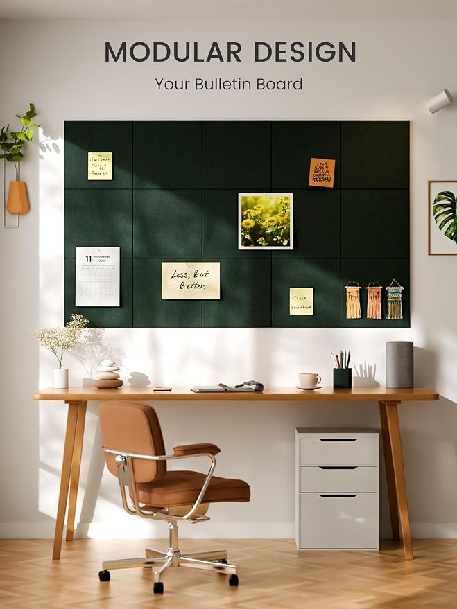 Bumusty Large Cork Board 48" x 36" Alternative