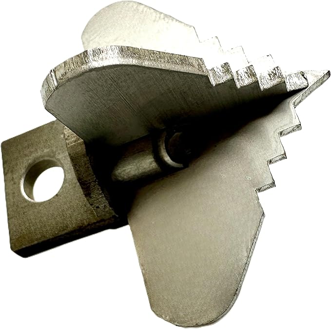 2” Spear 4 Flute Flow Fixer Drain Cleaner Plumbing Snake Cutter Head for 2-1/2” – 3” Pipes, Clears & Scrapes Inner Walls, Fits 3/8” 1/2" or 9/16” Cables, Commercial & Residential Use