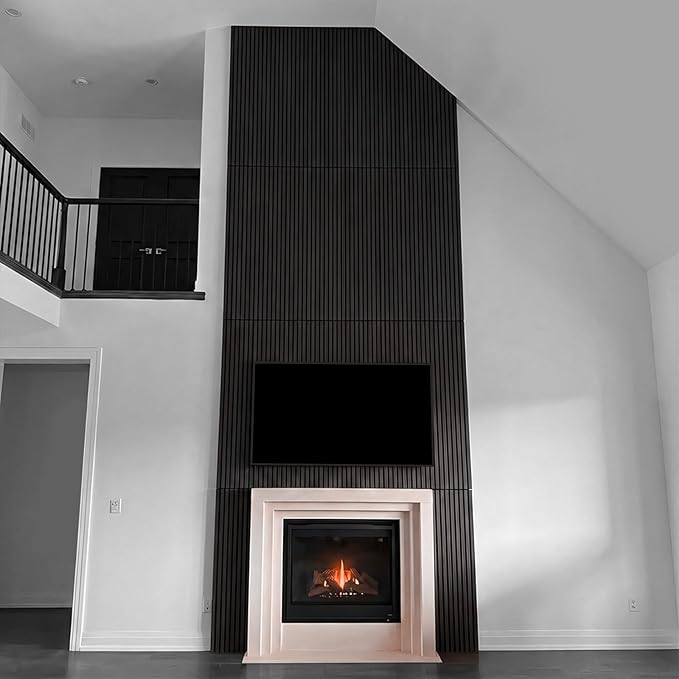Wood Slat Acoustic Wall Panels-3D Fluted Sound Absorbing Panel