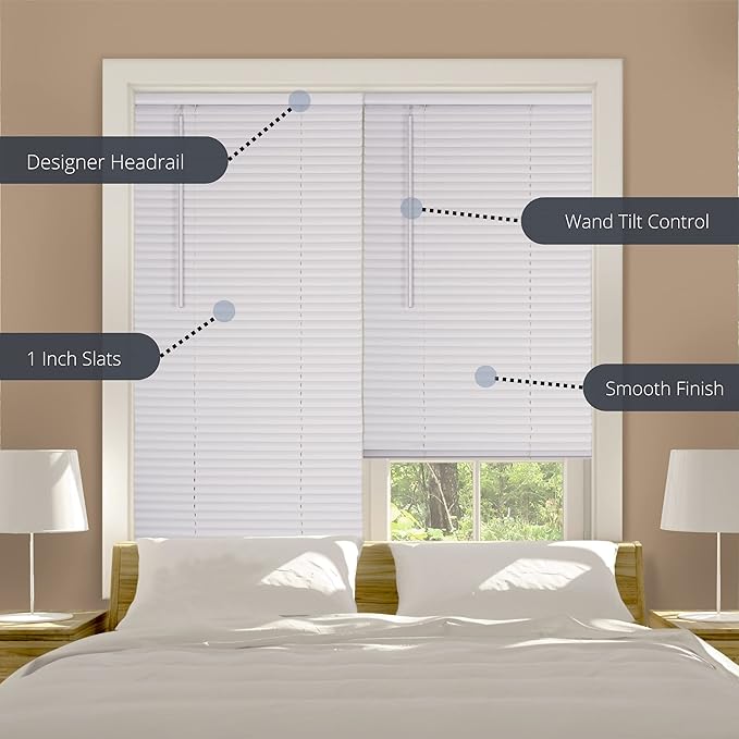 LOTUS & WINDOWARE Cordless Mini Blind, Window Blinds
