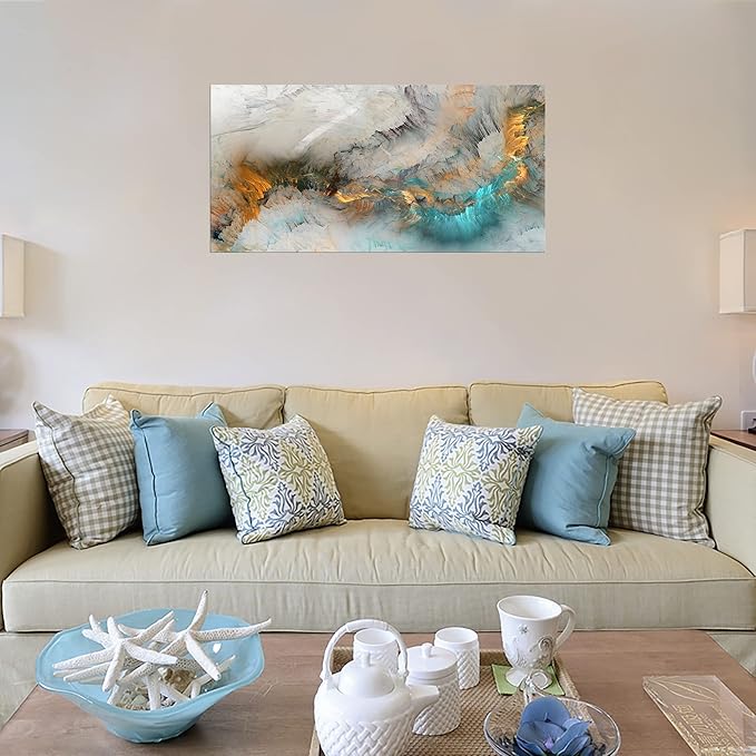 XXMWallArt FC3262 Abstract Canvas Wall Art Fancy Paint Canvas Print Painting Artwork for Living Room Bedroom Kitchen Home and Office Wall Decor