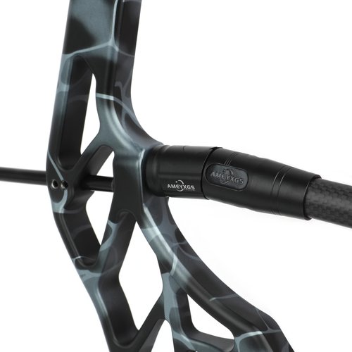 AMEYXGS Archery Quick Disconnect Matte Black 0/5/8/10 Degree for Compound&Recurve Bow Stabilizer Hunting or Target Practice (10 Degree)