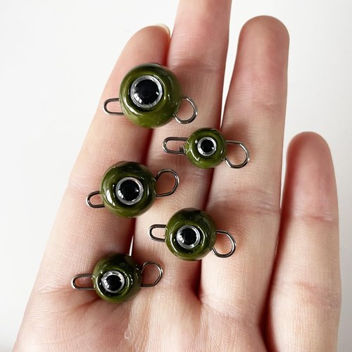 Fish Corner Cheburashka Weights Fishing Sinkers,3D Large Fish Eye Fishing Weights for Texas Rig 1/8oz
