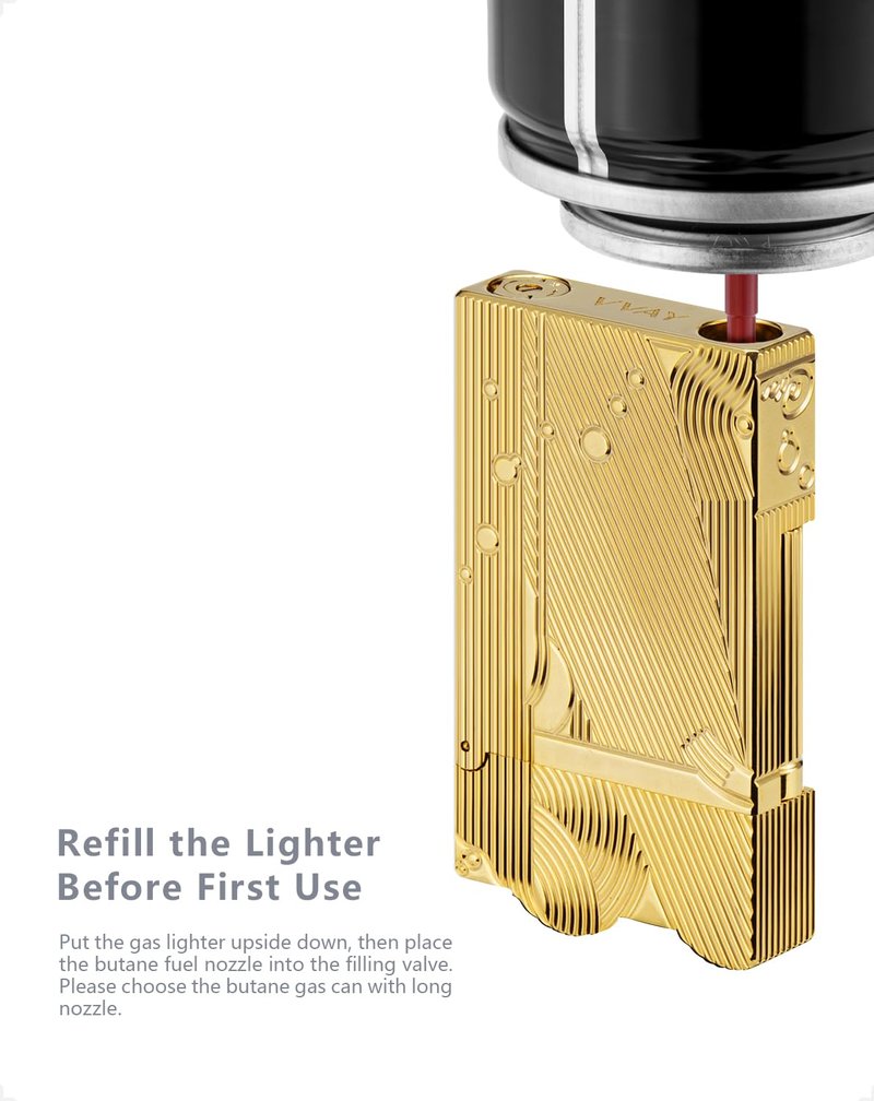 Sanji Lighter, Unique Cool Vintage Trench Lighters for Men, Anime One Piece Lighter, Gift for Men, Soft Flame, Without Butane
