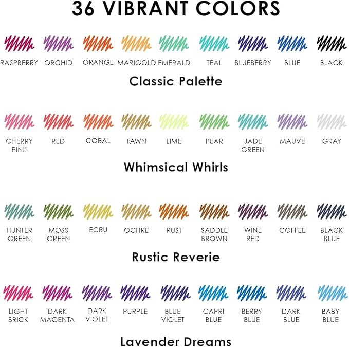 Grabie Erasable Gel Pens, Medium Point 0.7 mm Erasable Pens, Make Mistakes Disappear for Drawing Writing Planner, Pack of 9 Assorted Colors(Lavender Dreams)