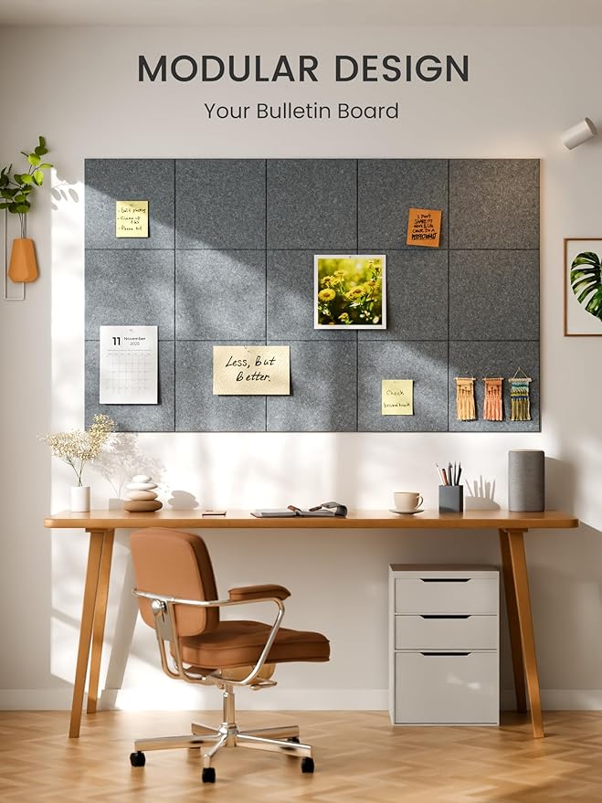 Bumusty Large Cork Board 36" x 24" Alternative