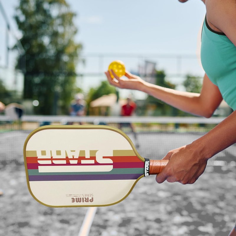 STARR Prime Series Pickleball Paddle | 13mm Honeycomb Core | Fiber Glass Surface (Prime Retro)