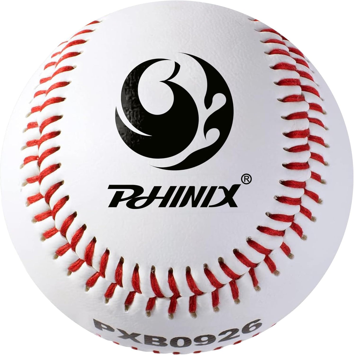PHINIX Synthetic Leather Baseballs - Durable Composite Cork Core for Practice & Recreation