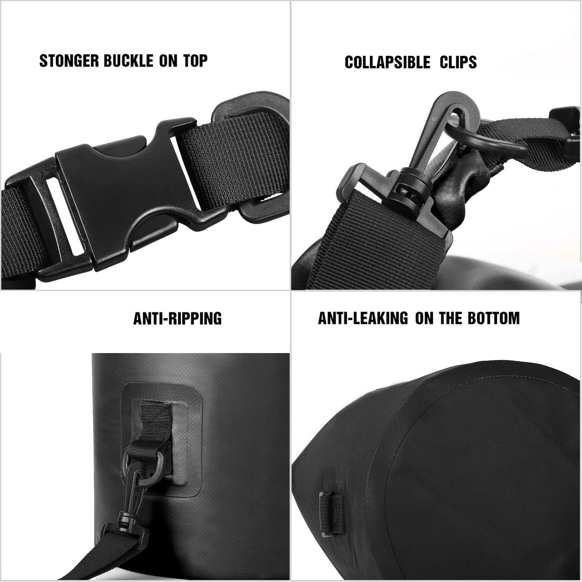 Unigear Waterproof Dry Bag - Lightweight Floating Storage for Kayaking, Fishing & Camping | 2L/5L/10L/20L/30L/40L
