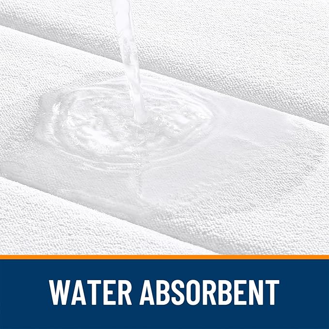 OLANLY Memory Foam Bath Mat 59x35, Super Soft Absorbent Bathroom Rugs, Quick Dry, Machine Washable Shower Floor Rugs, Bathmat Carpet, Bathroom Home Decor Accessories, White