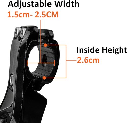 Adjustable BV Rear Bike Stand for 24"-28" Bikes - 8 Height Levels, Non-Slip Foot, Weather-Resistant Aluminum Alloy