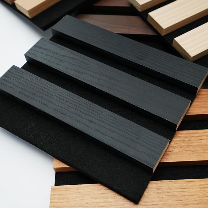 Art3d 6-Pack Acoustic Wood Slat Wall Panel Sample