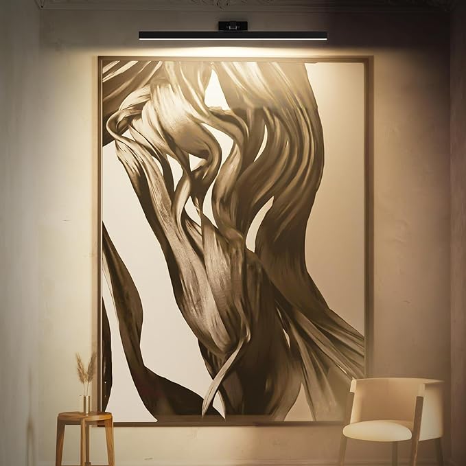 Afyuol Picture Lights for Wall, Battery Operated Picture Light 24in Gallery